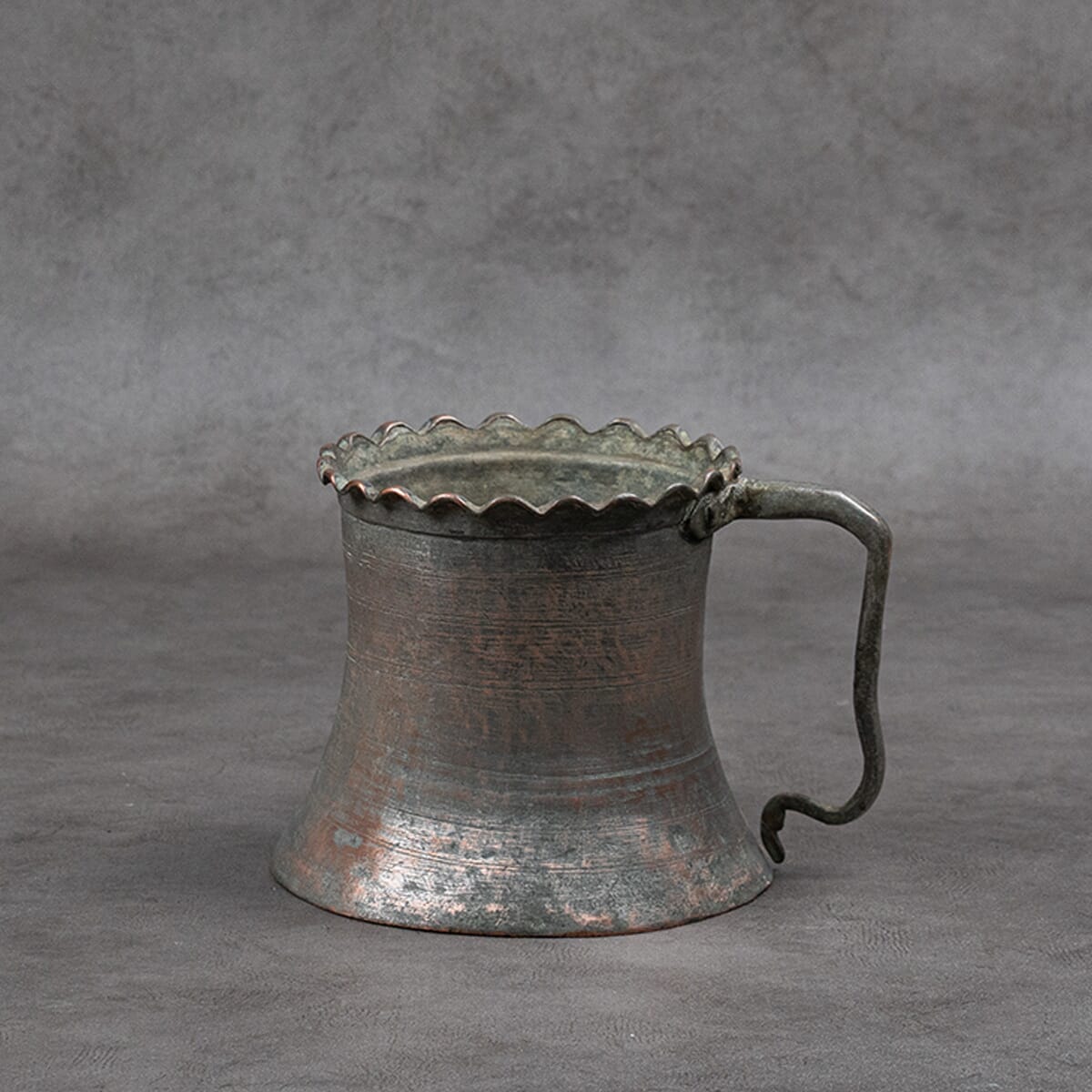 Red Copper Milk Pail