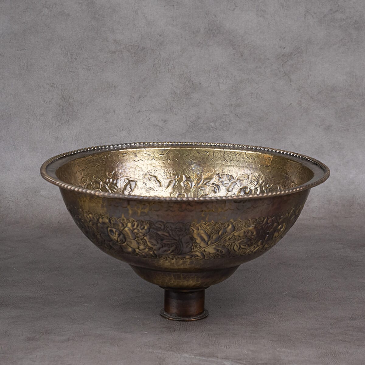 Brass washbasin