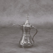 Silver-Plated Brass Coffee Dallah
