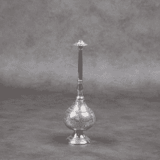 Silver-Plated Brass Perfume Flask