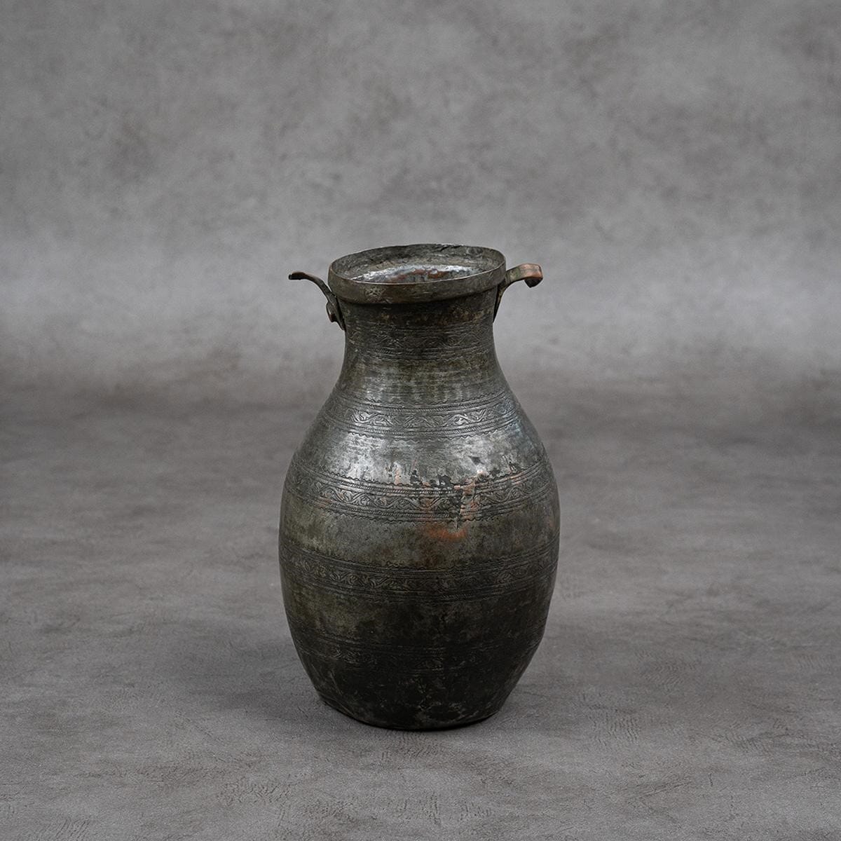 A jug made of red copper