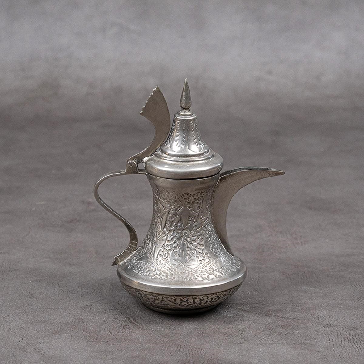 Coffee pot made of silver-plated brass