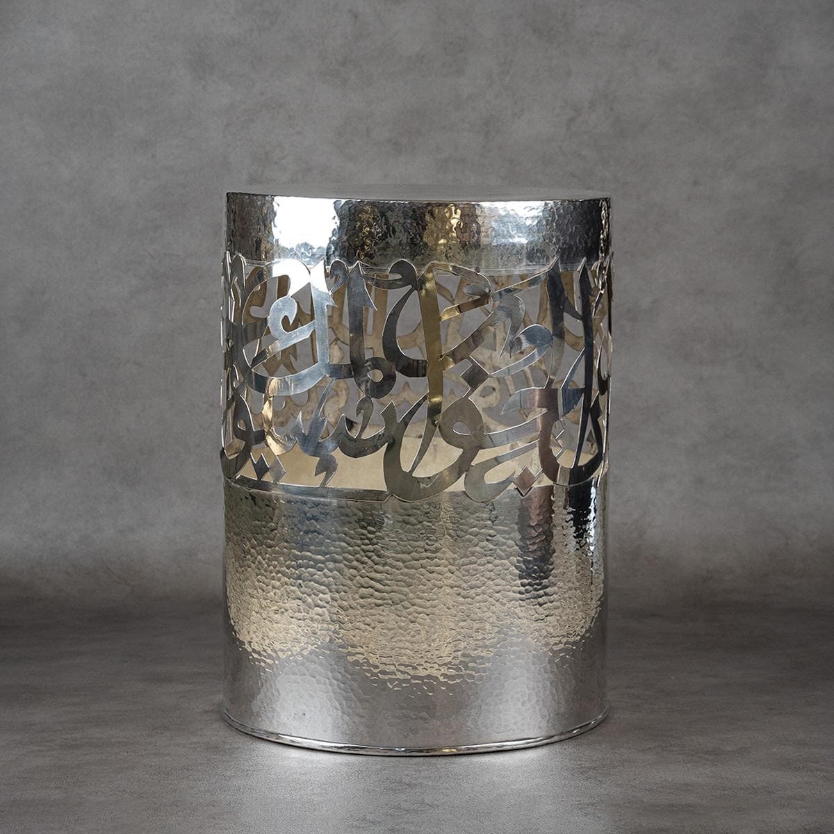 Silver-plated brass table
