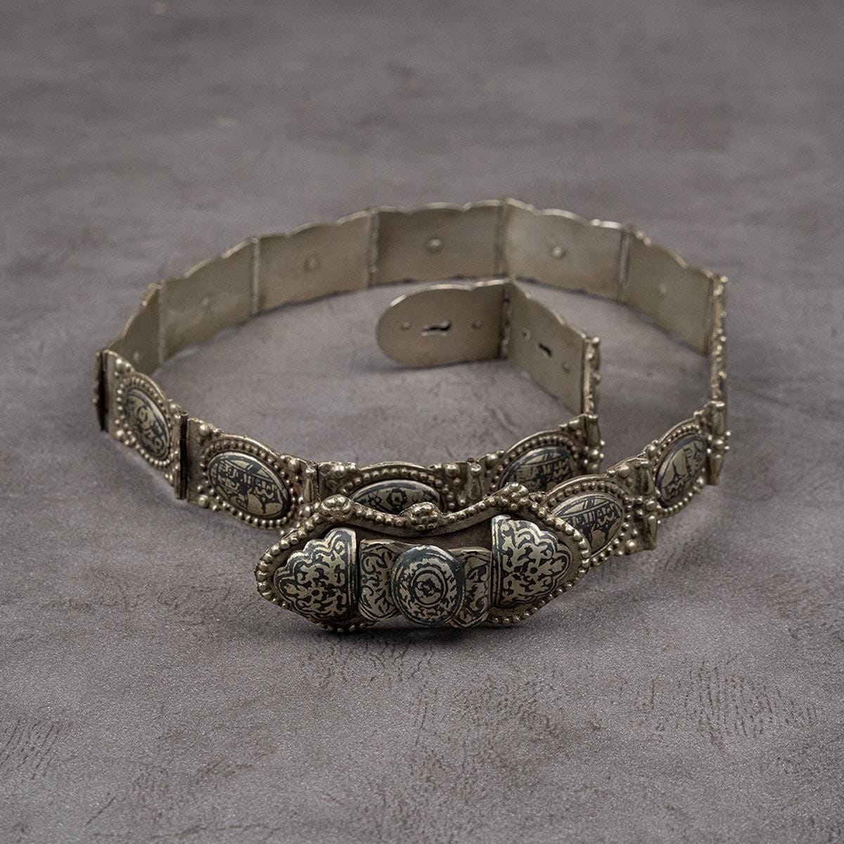 silver dress belt