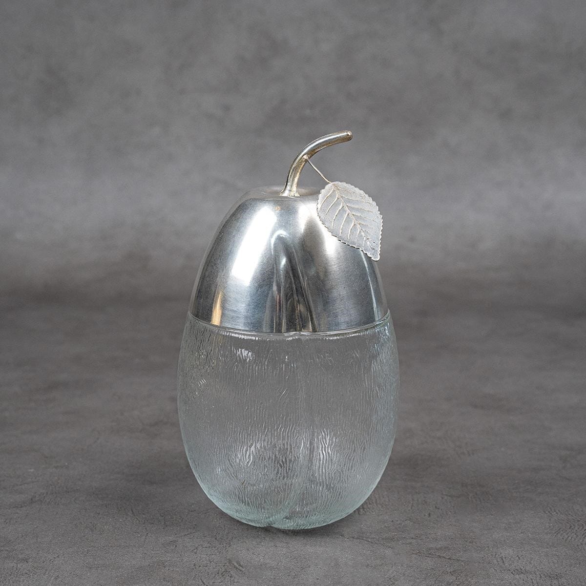Crystal and silver-plated brass bonbonniere