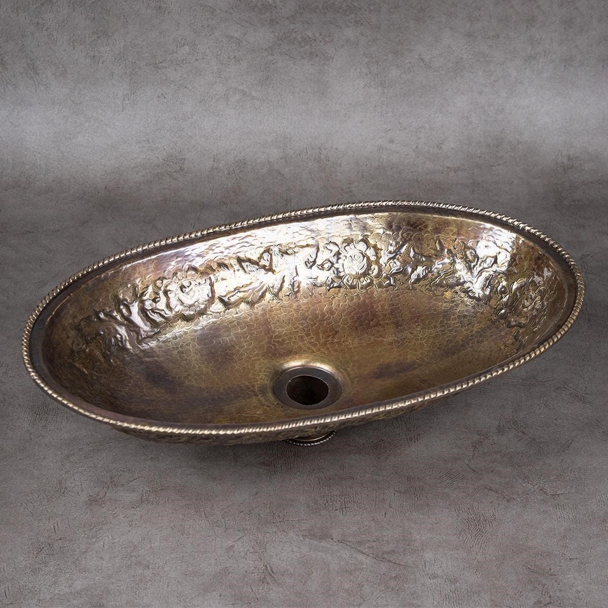 Brass sink