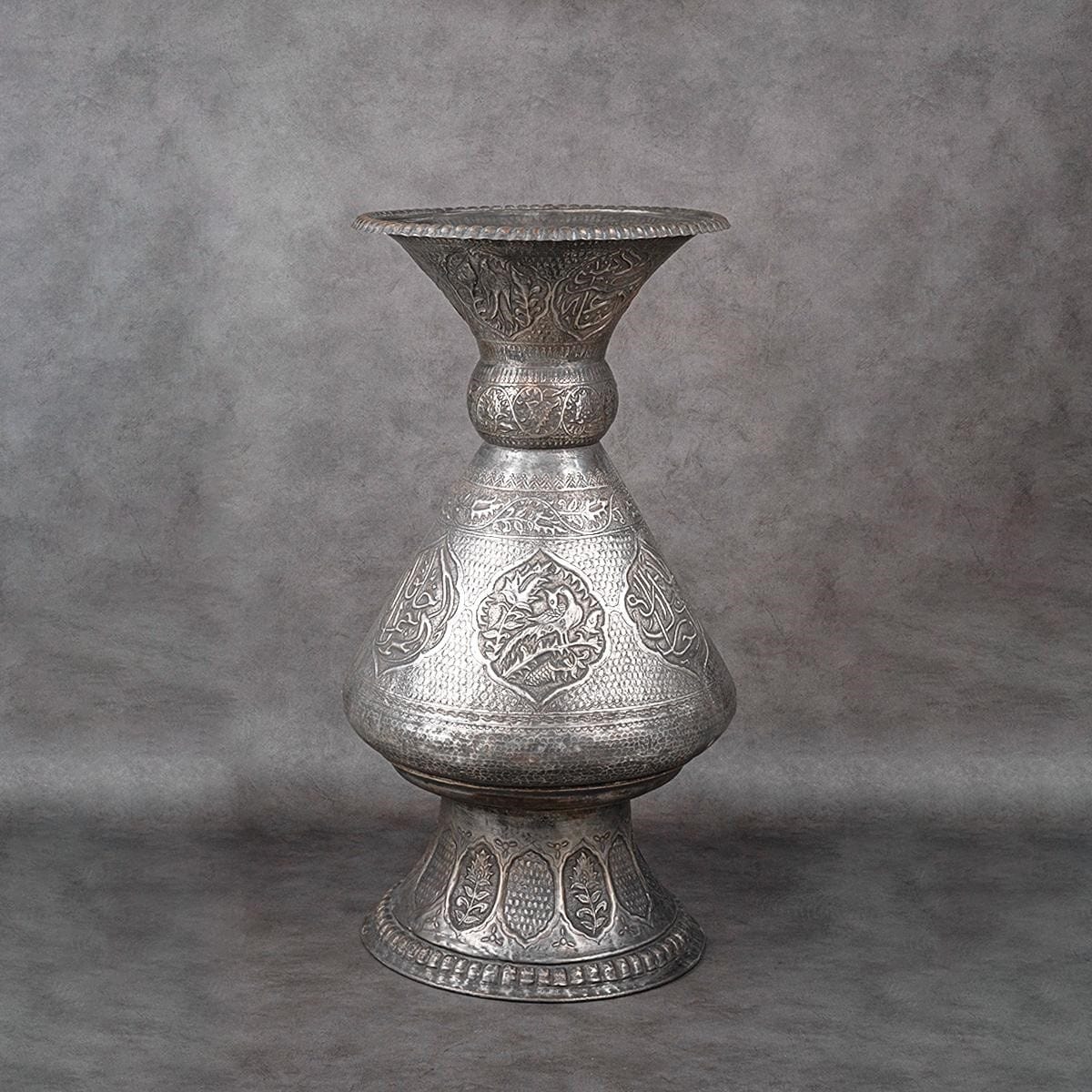 A vase made of brass